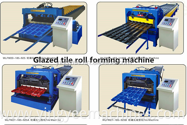 Automatic corrugated sheet metal roof making machine/CE standard cold roll forming machine